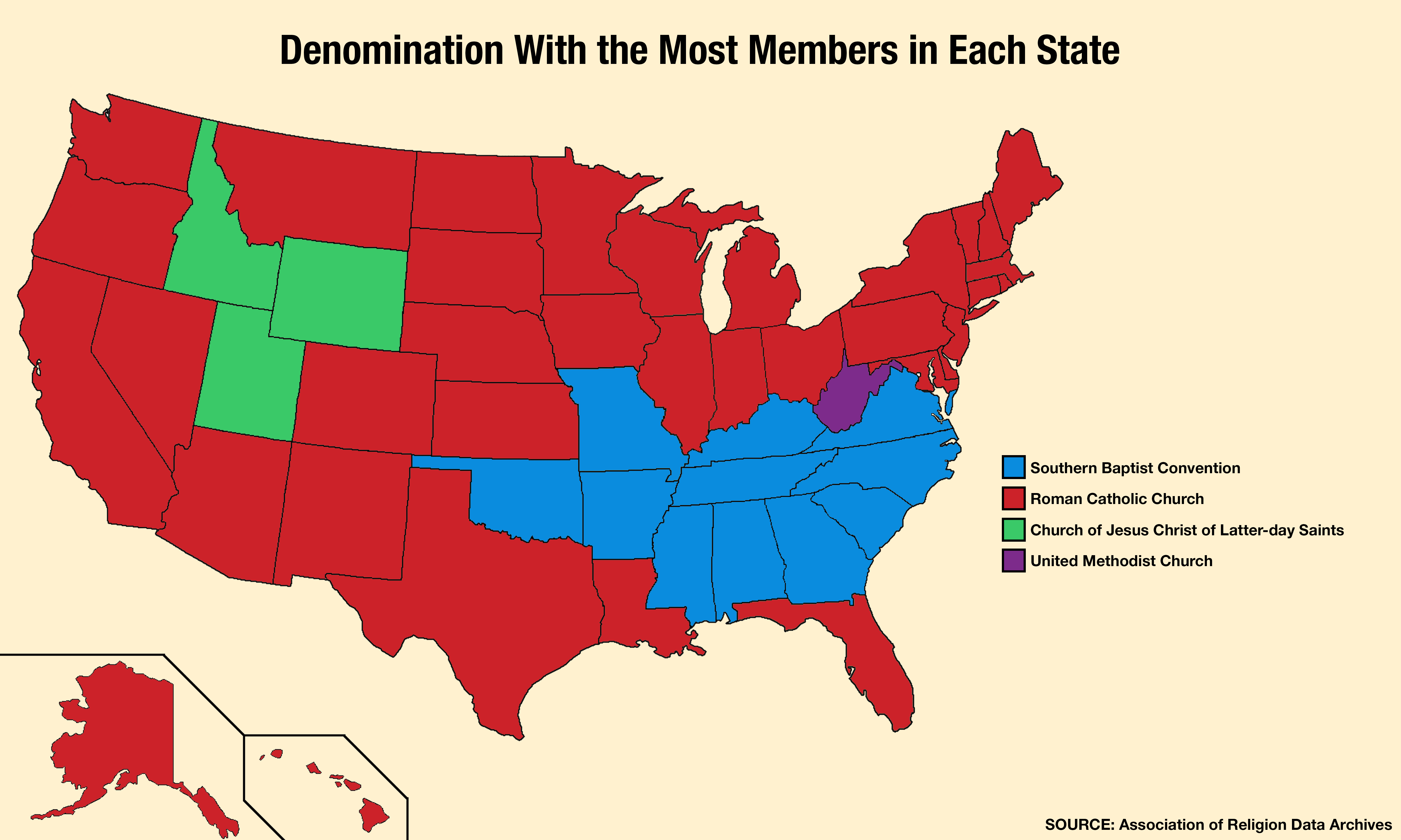 Religious Denominations in the United States Veritas